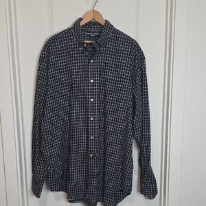 Ralph Lauren Men's Navy Plaid Shirt